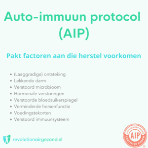 Auto-immuun protocol (AIP) factoren die herstel voorkomen, ontsteking, voedingstekorten, bloedsuiker, lekkende darm, microbioom
