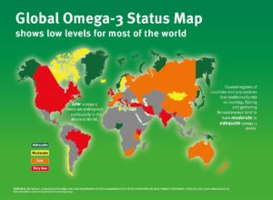 Wereldwijd omega 3-tekort